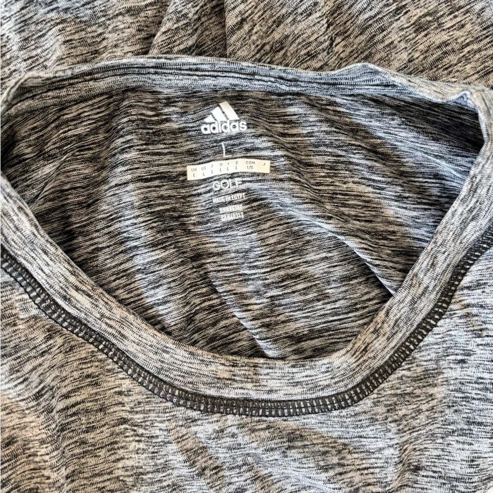 Adidas Gray Golf Shirt